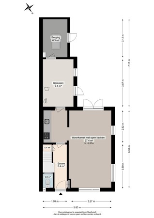Floorplan - Ubbenasingel 10, 9909 AP Spijk